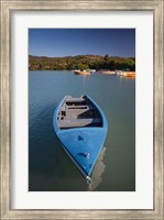 Puerto Rico, Guanica, Bahia de la Ballena bay, boats Fine Art Print