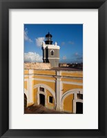 Puerto Rico, Old San Juan, El Morro lighthouse Fine Art Print