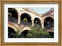 Balcony with Flowers and Trees, Puerto Rico Fine Art Print