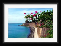 Waterfront Walkway, Fort San Felipe del Morro, San Juan, Puerto Rico, Fine Art Print