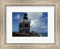 Tower at El Morro Fortress, Old San Juan, Puerto Rico Fine Art Print