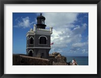 Tower at El Morro Fortress, Old San Juan, Puerto Rico Fine Art Print