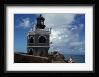 Tower at El Morro Fortress, Old San Juan, Puerto Rico Fine Art Print