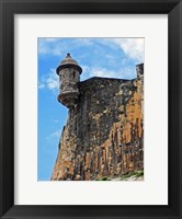 Watchtower, Fort San Felipe del Morro, San Juan, Puerto Rico, Fine Art Print