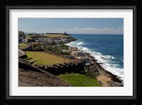 Puerto Rico, San Juan View from San Cristobal Fort Framed Print