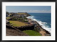 Puerto Rico, San Juan View from San Cristobal Fort Fine Art Print