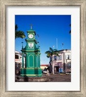 The Circus and Berkeley Monument, Basseterre, St Kitts, Caribbean Fine Art Print