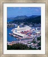 Castries, St Lucia, Caribbean Fine Art Print