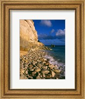 Cliffs at Cupecoy Beach, St Martin, Caribbean Fine Art Print