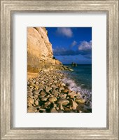 Cliffs at Cupecoy Beach, St Martin, Caribbean Fine Art Print