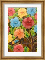 Floral Souvenirs at Al Vern's Craft Market, Turks and Caicos, Caribbean Fine Art Print