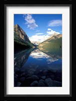 Victoria Glacier and Lake Louise, Banff National Park, Alberta, Canada Fine Art Print