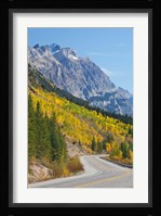 Canada, Alberta, Jasper NP Scenic of The Icefields Parkway Framed Print