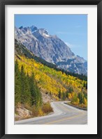 Canada, Alberta, Jasper NP Scenic of The Icefields Parkway Framed Print