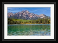 Patricia Lake and Pyramid Mountain, Jasper NP, Alberta, Canada Framed Print