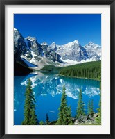 Wenkchemna Peaks and Moraine Lake, Banff NP, Alberta, Canada Fine Art Print