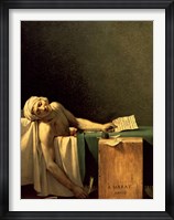 The Death of Marat, 1793 Fine Art Print