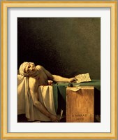 The Death of Marat, 1793 Fine Art Print