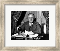 World War Two photo of President Franklin Delano Roosevelt Fine Art Print