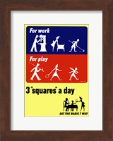 Three Squares a Day Fine Art Print