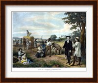 George Washington On His Farm Fine Art Print