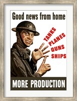 Good News From Home - More Production Fine Art Print