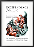 Thomas Jefferson Reading the Declaration of Independence Fine Art Print