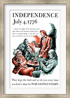 Thomas Jefferson Reading the Declaration of Independence Fine Art Print