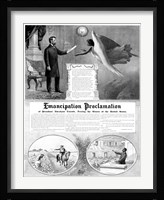 President Abraham Lincoln and the Emancipation Proclamation Fine Art Print