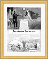 President Abraham Lincoln and the Emancipation Proclamation Fine Art Print