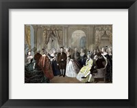Benjamin Franklin's Reception by the French Court Fine Art Print