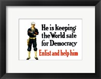 Enlist and Help Him - Navy Sailor Fine Art Print