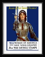 Joan of Arc - Vintage WWI Fine Art Print