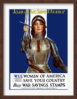 Joan of Arc - Vintage WWI Fine Art Print