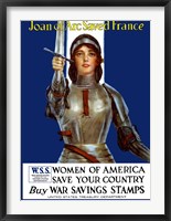 Joan of Arc - Vintage WWI Fine Art Print