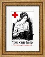 You Can Help - American Red Cross Fine Art Print