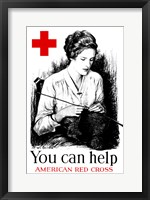 You Can Help - American Red Cross Fine Art Print