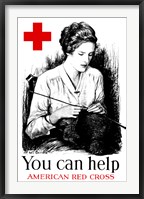 You Can Help - American Red Cross Fine Art Print