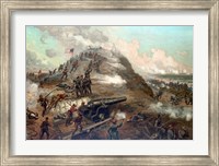 Union Army's capture of Fort Fisher Fine Art Print