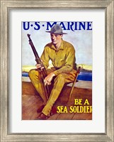 U.S. Marine - Be A Soldier Fine Art Print