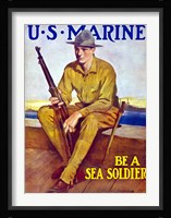 U.S. Marine - Be A Soldier Fine Art Print