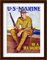 U.S. Marine - Be A Soldier Fine Art Print