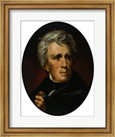 President Andrew Jackson (color portrait) Fine Art Print