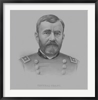 General Ulysses S. Grant (drawn portrait) Fine Art Print