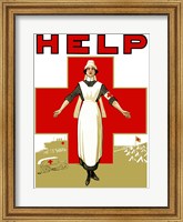 Help - Red Cross Nurse Fine Art Print