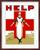 Help - Red Cross Nurse Fine Art Print