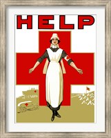 Help - Red Cross Nurse Fine Art Print