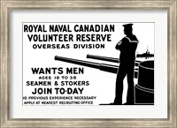Royal Naval Canadian Volunteer Reserve Fine Art Print