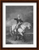 General George Washington on Horseback Fine Art Print