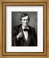 President Abraham Lincoln Wearing Overcoat Fine Art Print